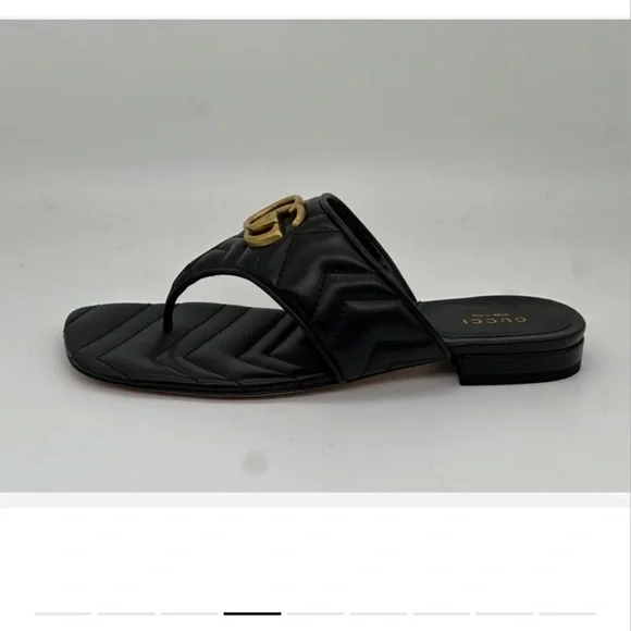 Gucci Black and Gold Heels - Picture 4 of 7